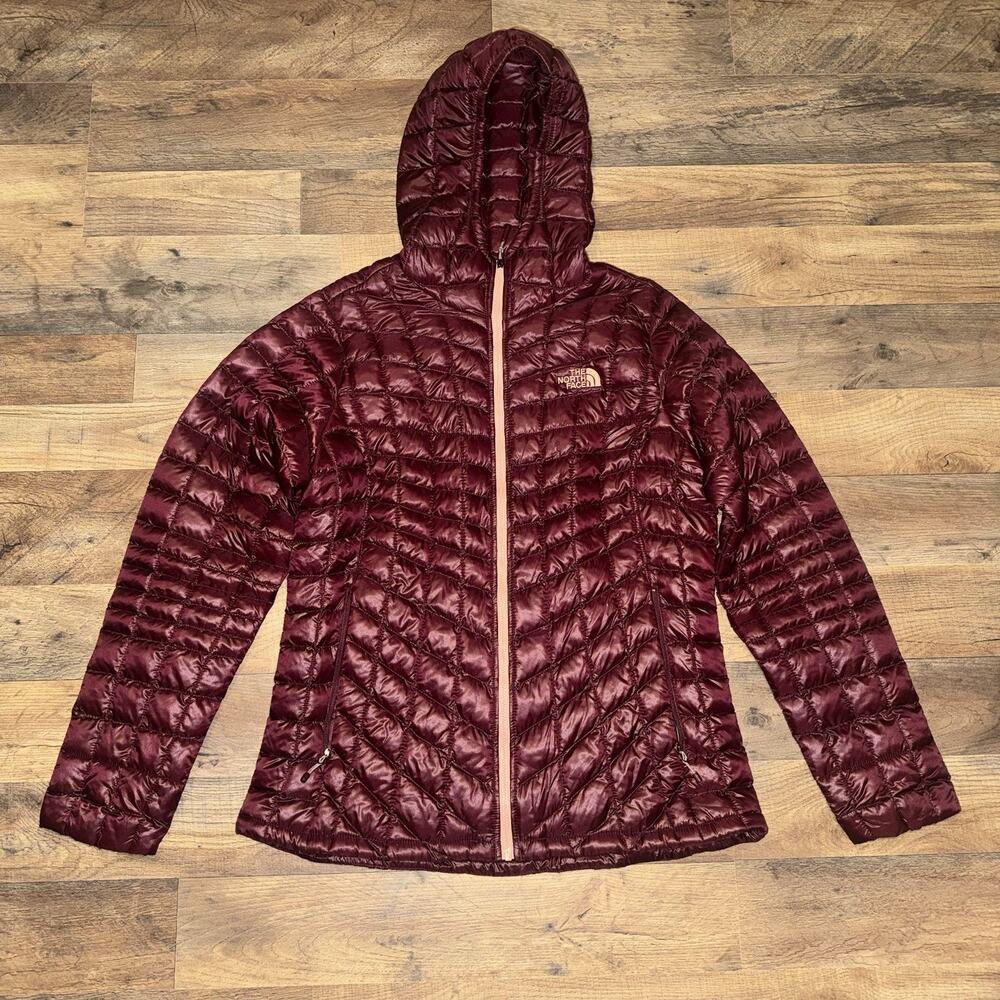 The North Face Thermoball Hooded Jacket Womens Large Purple